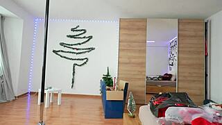 Christmas Decoration & Pole Dancing.
