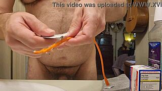 Stuffguy's longer jerk off with catheter 😈