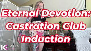 Blonde Woman Joins Night Club For Fantasy Ritual Ceremony