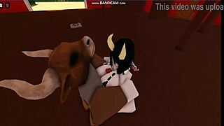 Cowgirl rides the bull in a passionate encounter, getting fucked hard on top