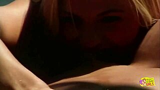 Two Busty Blondes In Bikinis Enjoy Time In The Pool