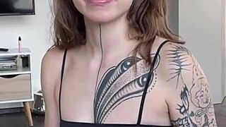 Backstage Blowjob During Anal Toys Solo With Hot Tattoo Teen 18+ Vertical Pov