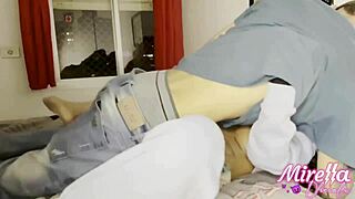 Neighbor visits after party