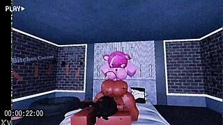 roblox team leader futa dominates with huge cock in hardcore action