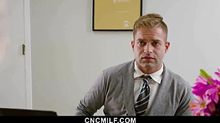 The MILF boss uses her body to motivate her employee in a hardcore session