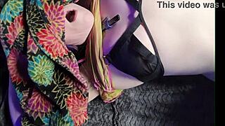 The horny chick says, 'Tie me up tonight'