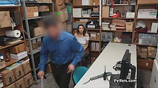 Beautiful Big Tit Pilfer Rides Cock