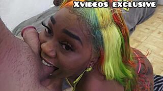 Interracial Fetish Session Turned Sex Tape with Rough Doggystyle and Cumshot