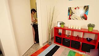 I, Sara Jay, finger myself to orgasm in lingerie