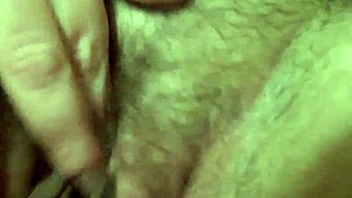 I love rubbing my tight hairy pussy to orgasm