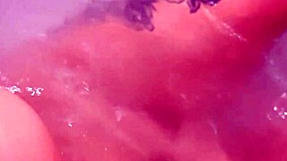 i watched my pretty girlfriend masturbate in the jacuzzi, her cumshot bright and loud, you must see the end