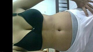 Indian Desi Girl Sangita Explores Her Sexy Body