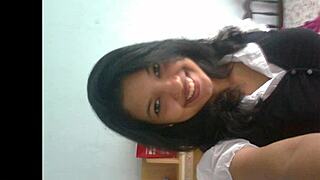 Indian Desi Girl Sangita Explores Her Sexy Body