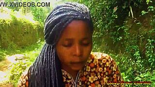 Outdoor Homemade - Sweet Petite Ebony Milf Landlord Daughter Came To Charge Phone In My Room And Couldn't Resist Big Cock 😍🍆