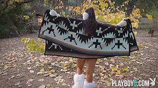 Curvy Arab Milf Lena The Plug Exposes Hot Naked Body For Playboy