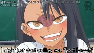 Tricked Teen Gets Footjob In Classroom For Art Deception!