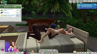 my mom and her big black cock boyfriend have anal sex