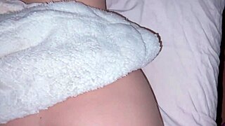 Arousal stepsister with wet panties helps relieve excitement