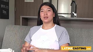 watch this huge massive boobs latina babe getting titty fucked face fucked deepthroated and more at amateur casting