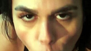 F� Welter Sucks Director's Monster Cock Deep in BTS