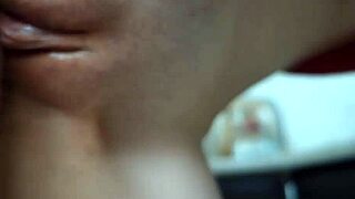 i feel so horny watching my filthy step sis beg for a swift kitchen cock pounding