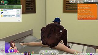 my mom and her big black cock boyfriend have anal sex