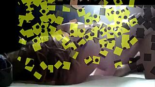 en levrette sur le lit with big tits blonde teen