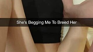 Breed Me Daddy - Ovulating Cheating Milf Wife Fucked on Snapchat
