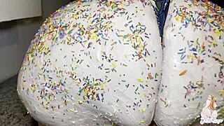 i present my ice cream for you to taste ~ julie ginger