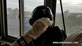 1mm Rubber Mask B Paly Bondage!