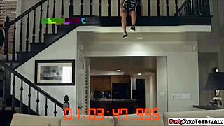 blake eden enjoys hardcore stairway sex with rough doggystyle
