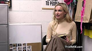 Milf Caught With Stolen Dildos On Her Knees