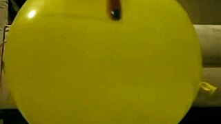 Sophie, try masturbating with balloons in the living room and bathroom.