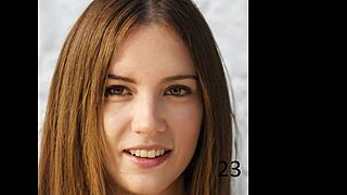 mistress kittiwips hogties submissive hubby for humping with french audio joi