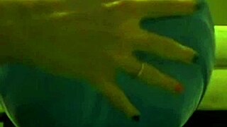 Sophie, try masturbating with balloons in the living room and bathroom.