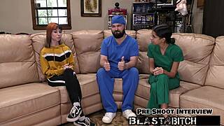 Backstage, Ditria Rose's pussy gets creampied in POV domination.