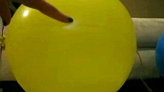 Sophie, try masturbating with balloons in the living room and bathroom.