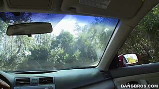 Oh, Watch That Big Black Cock Get Blown In The Backyard!