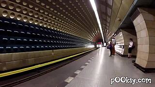 Natural cute babe with boobs is so dirty in french amateur sex