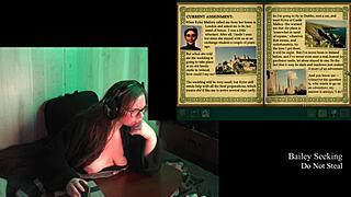 in the naked haunting of castle malloy playthrough part 1, she explores in costumes