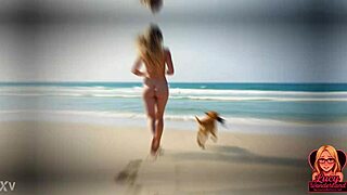 Lucy says, 'What a fun beach day, getting naked in this ENF story'