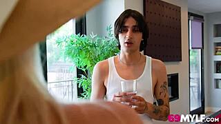 the horny housewife finally fucks her eager neighbor