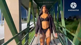 Wife intensely fucks fan on light rail