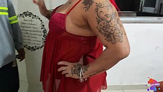 Novinho Leaves Work to Fuck Me in Mother-in-Law's Living Room