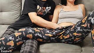 Big booty stepsister makes me cum everywhere.