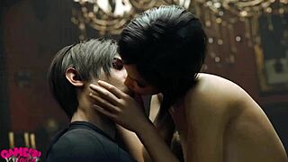 Ada Wong Lustfully Rides Leon