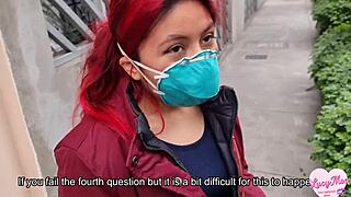 Fake influencer challenges sexy stranger, ass wrecked in cheap hotel.