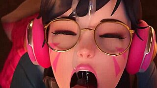 bow engages in intense group anal action with cumshots