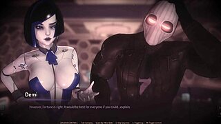 Huntress takes virgin's ass as an apology! Intense!