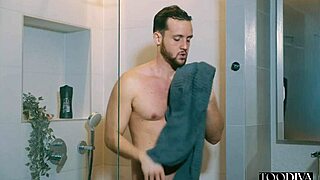 cleaner lays down to take a break gets surprised sex by guest barbie brill